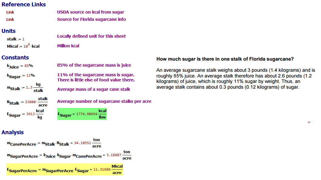Calorie Per Acre Improvements in Staple Crops Over Time Math