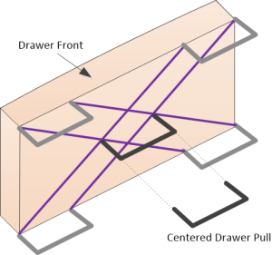 A Little Geometry For Laying Out A Drawer Pull 