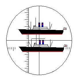 Figure 1: Example of a Submarine Periscope's Stadimeter.