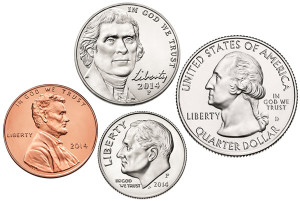 Figure 1: Some US Coins.
