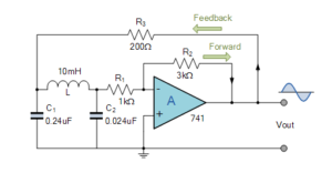 Figure 1: Interesting Colpitts Oscillator Circuit.