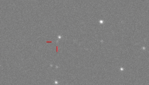 Figure 1: View of 2012 TC4 From Earth.