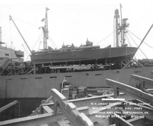 Figure 2: PT-109 on board SS_Joseph Stanton.