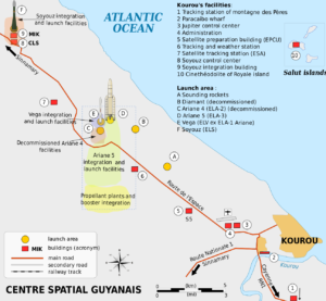 Figure 1: Map of Guyana Space Centre. (Source)