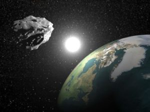 Figure 1: Deceptive Image of an Asteroid Passing Extremely Close to the Earth. (USA Today)
