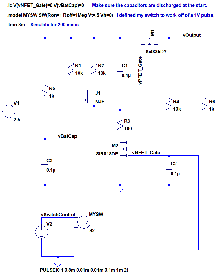 Switch-Controlled Circuit To Isolate Battery from Load | Math ...